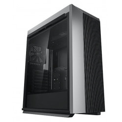 DEEPCOOL -CL500 4F- ATX Case, with Side-Window (full sized 4mm thickness) Magnetic, without PSU, Pre-installed: 4x A-RGB Fans (3x Front 120mm + 1x Rear 120mm), PWM Fan Hub, Adjustable GPU Stand, 1x Audio, 2xUSB3.0, Black